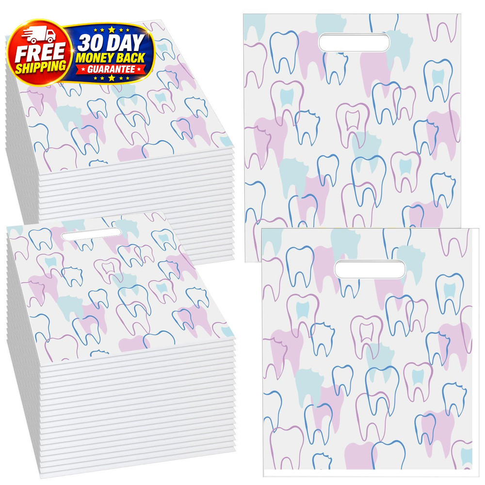 300 Pcs Tooth Merchandise Bags with Inches, as shown in pictures