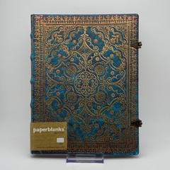 New Paperblanks Journal Midi 9″X7″1″ Equinoxe AZURE Blue Hardcover