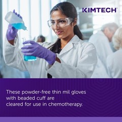 ® Safeskin Purple Nitrile Exam Gloves, Medium, Purple, Of 100