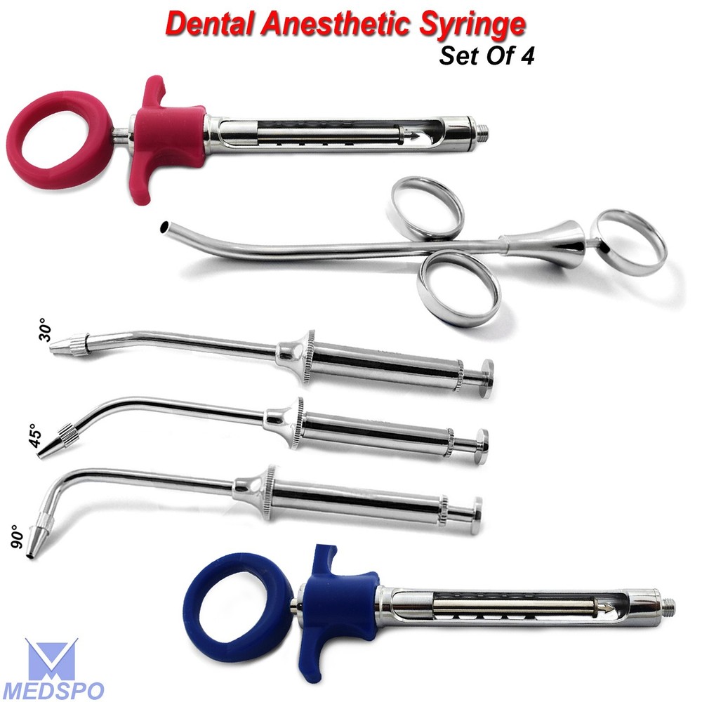 Anesthetic Gun Syringe Intraligamental Dental Amalgam Carrier Gun Syringe New