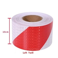 Conspicuity Tape DOT-C2 Approved Reflective Trailer Red White 5” 10’’x15’ 1 Roll