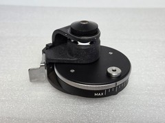 Zeiss Microscope Condenser with Flip Top Lens and Diaphragm.