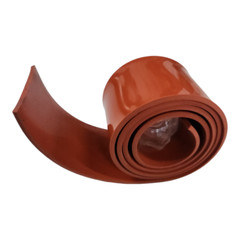 SILICONE RUBBER STRIP 1/8 X 5″ X 10 FT LONG FREE SHIPPING