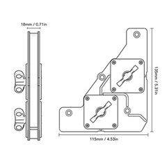 2Pcs 90 Degree Welding Magnet 28KG Holder Angle Support Fixture Clamp