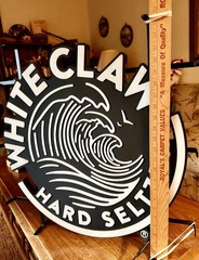 White Claw LED Faux Neon Illuminated Sign 24″ Black DC24V LED 3000mA