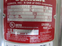 New! Corken C12ED2A, Pump & Explosion Proof Motor , 1hp ,1ph, ,w/ 2277-X1 Switch