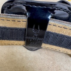 Safariland Duty Belt MDL 87V 44/110 4210 Black Solid Brass Buckle Handcuff Cases