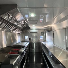 Drink Bar Trailer Concession Square Bakery Food Truck Fully Equipped