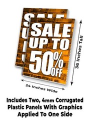 Sale Up To 50% Off Signicade 24×36 A Frame Sidewalk Sign Double Sided