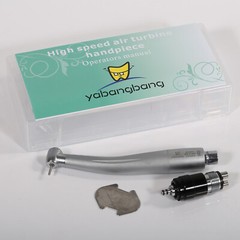 10 Pcs NSK Style Dental High-speed Turbine Handpiece Push Button 4-Hole Coupler