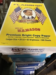 11×17 copy paper WB MASON 500 Sheets per pack 92 bright 20#