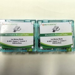 5Boxes Dental Orthodontic Buccal tube Weldable Roth/MBT 0.022″ U1 L1 1st Tubes