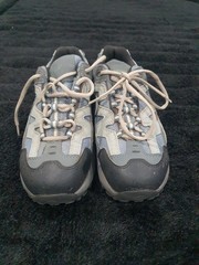 WORX Women’s Steel Toe Lace-Up Sneakers, Size 7.5W, Gray Red Wing Shoes