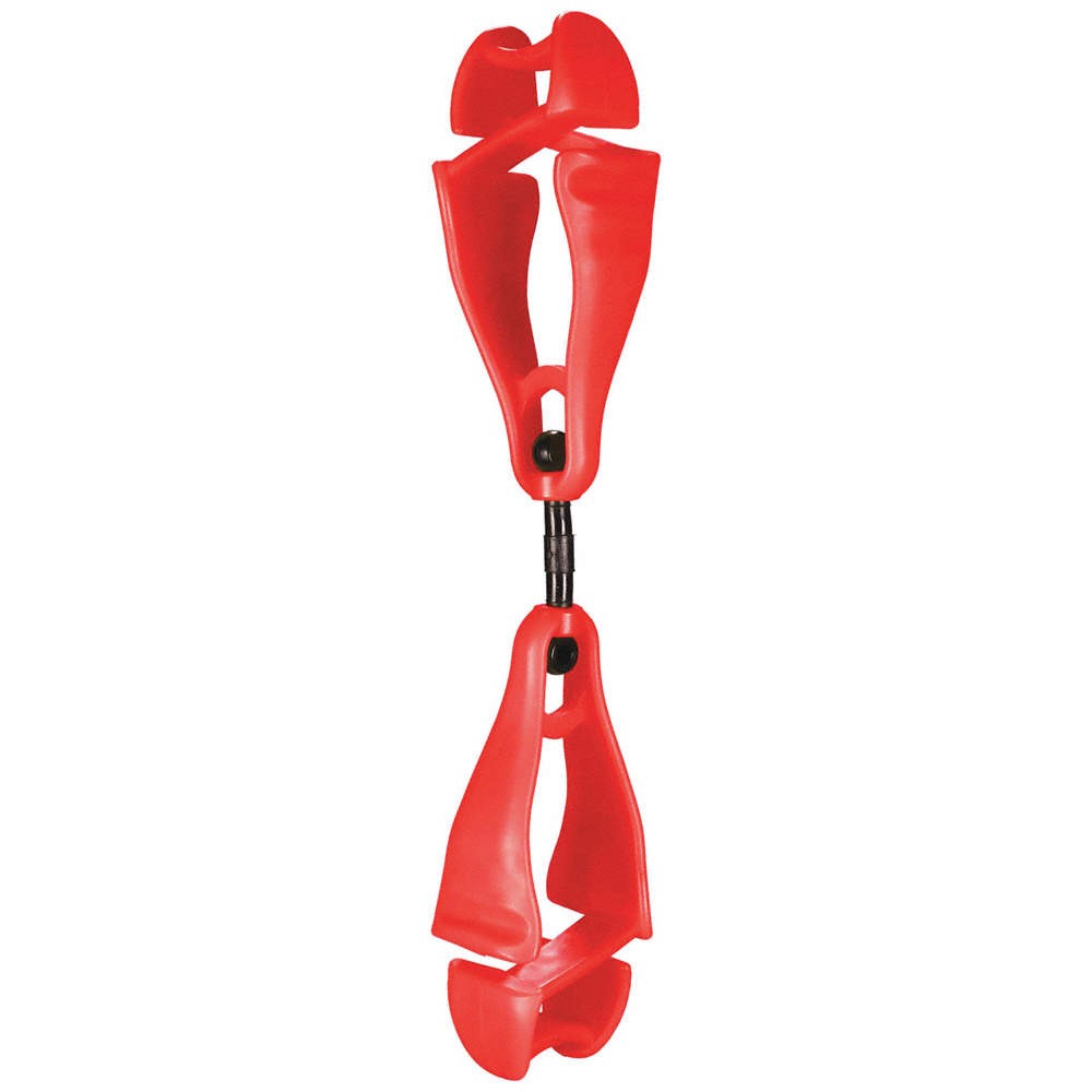 SQUIDS BY ERGODYNE 3420 PK 6 Swiveling Glove Clip 60TZ08