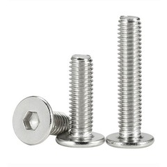 M5 Ultra Thin Wafer Flat Head Low profile Screws Bolt Allen Key Stainless Steel