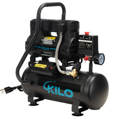 2 Gallon 1.0HP Oil-Free Air Compressor, 100PSI 65dB Quiet for Tire Inflation