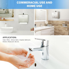 Paper Towel Dispenser Wall Mount Commercial, C Fold Multifold Hand Paper Towel D