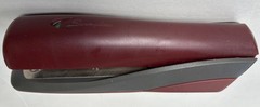 Swingline Stapler with Cushion Base Burgundy / Gray Storage in Base Model 8280x