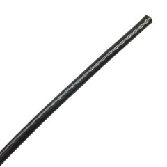 Black Vinyl Coated Galvanized Steel Wire Rope 7×19 Strand 3/16-1/4