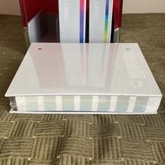 Pantone GEO System Red Cube 3 Sealed Books Fan Guide Color Coated Sticks Palette