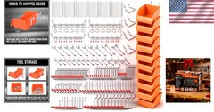 Rust Resistant 238 PCS Pegboard Hooks Assortment – Perfect for Home Organization