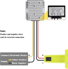 DC 18V to 12V 180W Step Down Converter Voltage Regulator For Ryobi Battery 18V