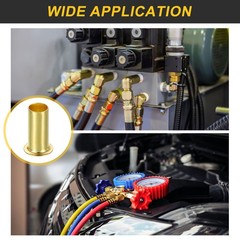 5Pcs Fit for 1/4″ Tube ID Brass Compression Fitting Tube Support