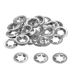 50PCS Internal Tooth Push on Locking Washers Stainless Steel M10 x 20mm