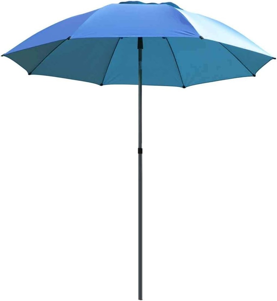 UB200 Core Flame-Resistant Industrial Umbrella, Blue 87.5 inches