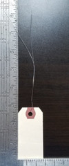 100 pcs- 2 3/4″ x 1 3/8″ Size 1 Manila Inventory Pre-Wired Price Tags with Wire