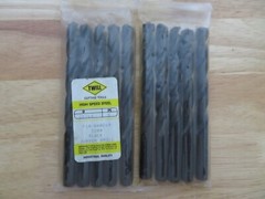 5 pcs DOALL TWILL Jobber Length Metal Twist Drills 29/64″ HSS Black Oxide Brazil