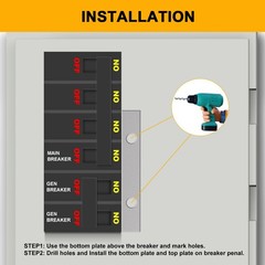 Generator Interlock Kit Compatible with Eaton Cutler Hammer 100 Amp and 125 A…