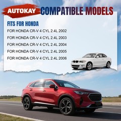 AUTOKAY 2Pcs Left & Right Rear ABS Wheel Speed Sensor Fits for Honda CR-V CRV 2.