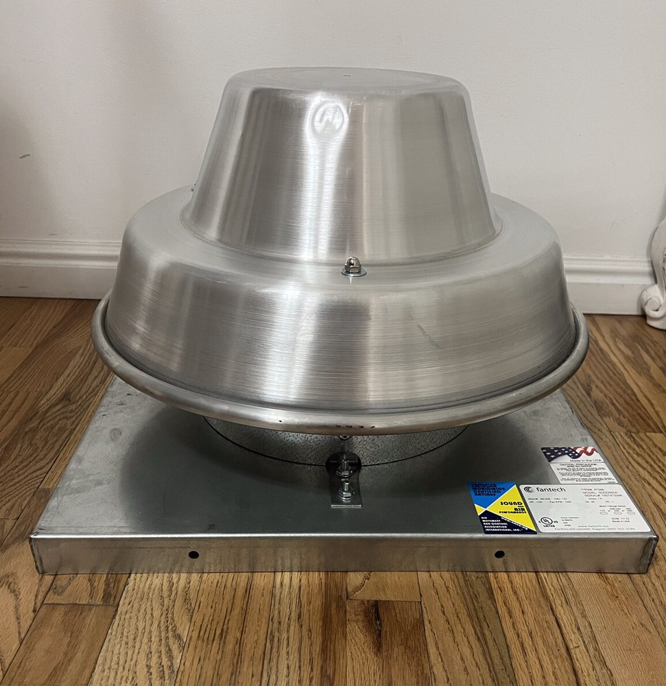 Fantech 8” Roof Ventilator Direct Drive Downblast 5DDD085A, 1/25 HP, 115V, 1 PH