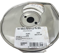 Southwire 555080423 Thermostat Wire, 18Awg, White, 250Ft, 300V Dented Reel