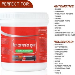 Rust Conversion Agent 300g, Multi-Functional Anti-Rust Paint, Water-Based Met…