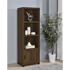Sachin 3-shelf Engineered Wood Media Tower Dark Pine