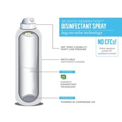 Seventh Generation 22981 13.9 oz. Disinfectant Sprays – Eucalyptus (8/CT) New