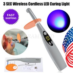 USA Dental Wireless Curing Light 1 Second Resin Cure LED Lamp