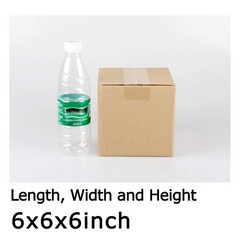 Cardboard Boxes 6 x 6 x 6 inches Small Shipping Boxes, 25 Pack