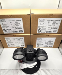4x Hubbell Dual-Lite Wet Location LED Remote Head Emergency Light DLRWDB-1205L