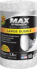 Max Strength Clear Bubble Cushioning Wrap 15 FT – Heavy Duty Packing Protection