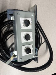 Allen Bradley selector switches x2, Plush button x1, Hoffman JCT assembly, lot
