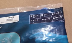Ansell Microflex Gloves Elbow Length, Powder Free, Large, Pack of 100, # 93-243