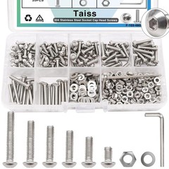 Comprehensive 640PCS M3 Screws Set with Nuts & Washers – Ideal for DIY Projects