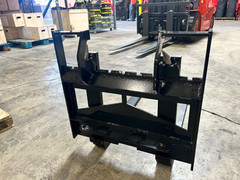 38in 600lbs Pallet Fork Frame Attachment For Mini Skid Steer Loader Quick Attach
