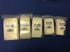 Clear Elkay 4 Mil Plastic Zipper Zip Lock Seal Top Reclosable Poly Bags 4Mil