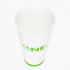 Karat Earth 24oz Eco-Friendly Paper Hot Cups – One Cup One Earth (90mm) – 500 ct