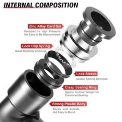 Air Line Tubing Kits 1/4” OD 50ft Nylon Hose 1/2” NPT Push to Connect Fittings