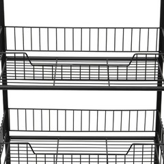 4 Tier Retail Snack Candy Display Rack Stand Display Organizer Basket Holder
